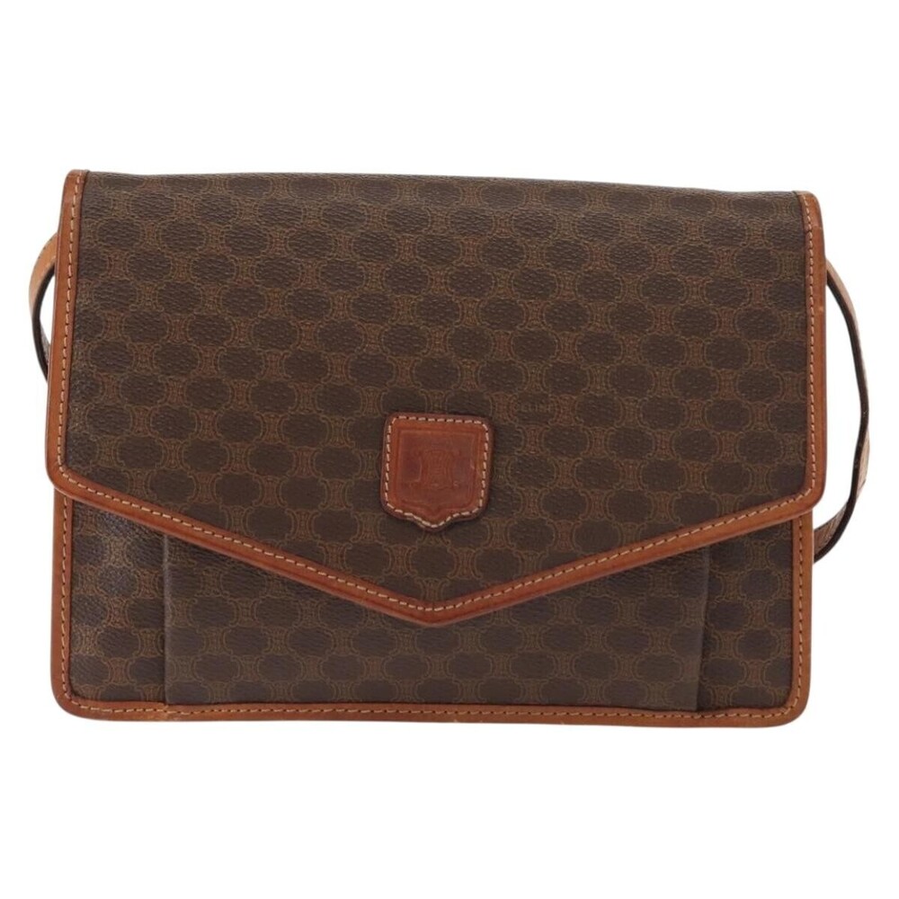 Celine Vintage Macadam Canvas and Leather